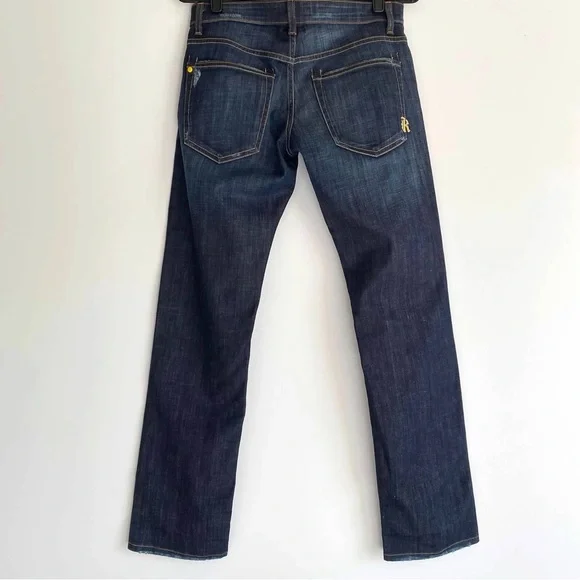 Rich & Skinny Jeans in Twilight Vintage Dark Denim Low Rise Size 27
